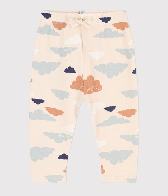 Babies' Printed Fleece Trousers AVALANCHE white/MULTICO