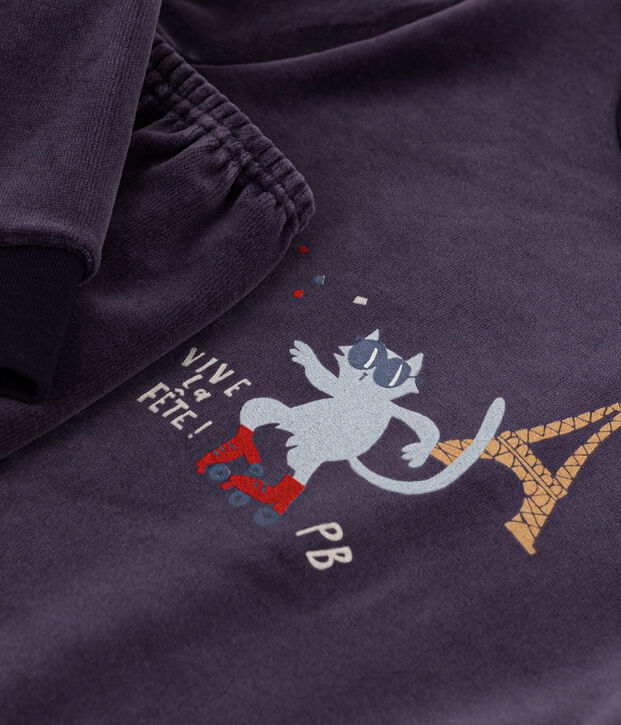 Children's Paris velour pyjamas SMOKING