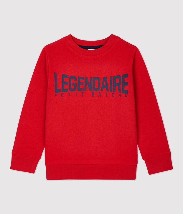 Boys' Fleece Sweatshirt red