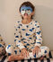 Children's walrus print cotton fancy dress pyjamas AVALANCHE white/MULTICO