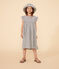Girls' Blue Floral Cotton Gauze Floppy Sun Hat AVALANCHE /INCOGNITO