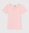 Little girls' short-sleeved cotton T-shirt MINOIS pink