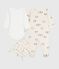 Babies' floral-print velour gift set variante 1