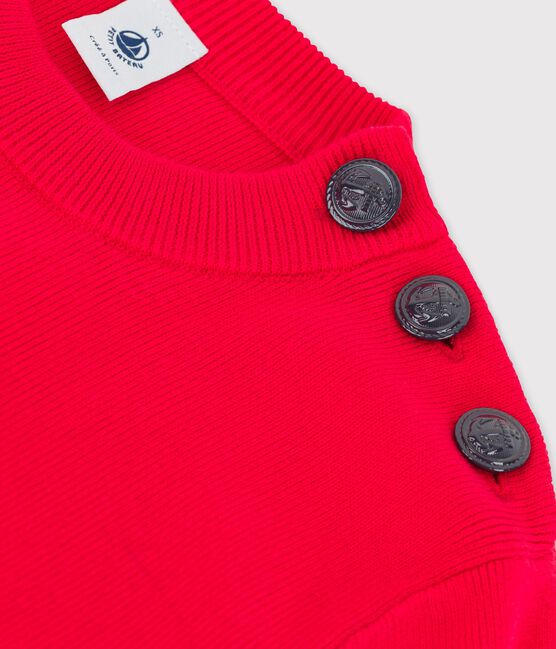Women's Navy Cotton Jumper PEPS red