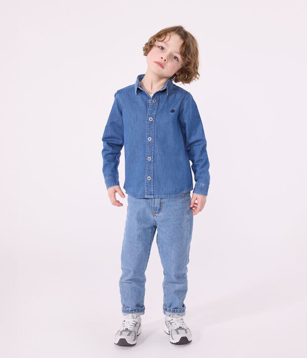 Boys' Light Denim Shirt blue
