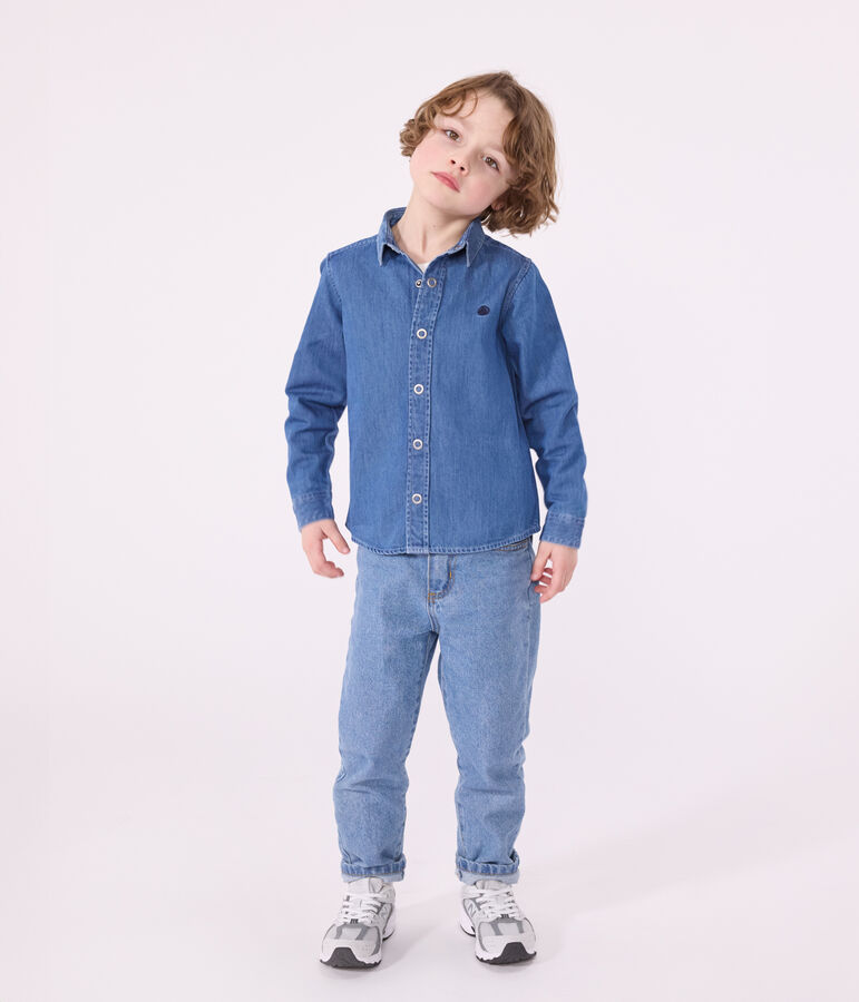 Boys' Light Denim Shirt blue