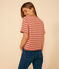 Women's Boxy Stripy Cotton T-Shirt FAMEUX /AVALANCHE