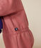 Babies' fleece jumpsuit ROSEWOOD pink