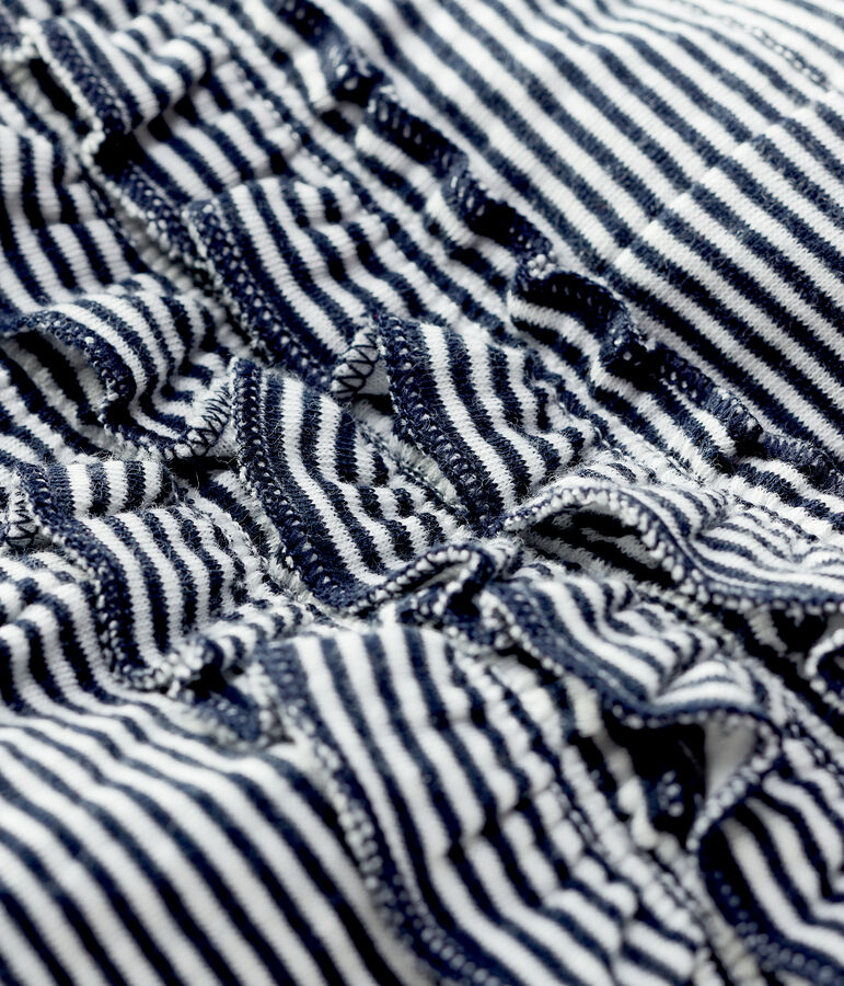 Babies' Cotton Leggings blue/white