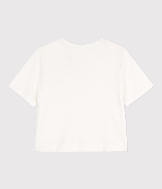 Women's Boxy Cotton T-Shirt MARSHMALLOW white