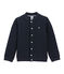 Quilted double knit cardigan SMOKING blue