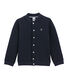 Quilted double knit cardigan