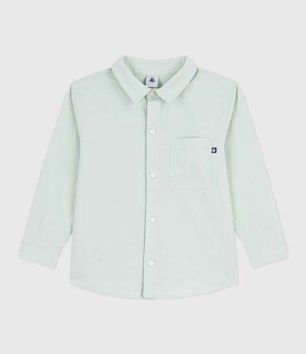 Children's long-sleeved plain cotton shirt SPRAY