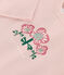 Babies' long-sleeved cotton T-Shirt SALINE pink