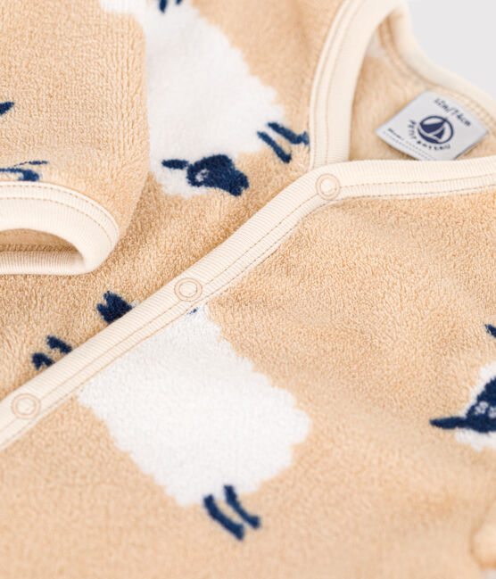 Babies' fleece onesie TRENCH /MULTICO