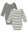 Lot de 2 bodies naissance mixte à rayures SPECIAL LOT 00