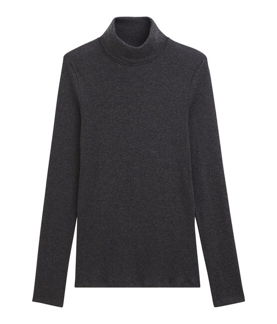Women S Light Cotton Polo Neck City Chine Petit Bateau