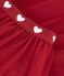 Children's long skirt in plain tulle red