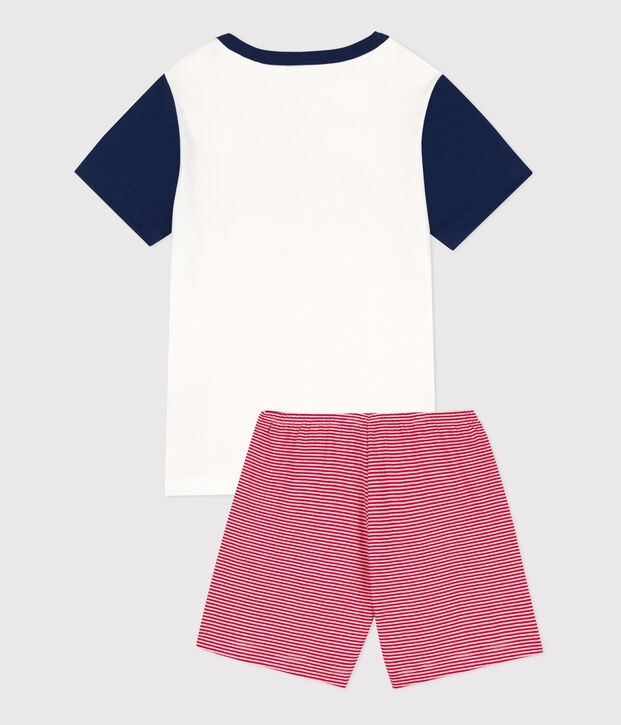 Boys' Le Havre Cotton Short Pyjamas white/multicolor