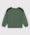 Boys' fleece sweatshirt CROCO green