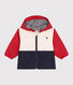 Babies' colour block printed windbreaker, pinstripe lining