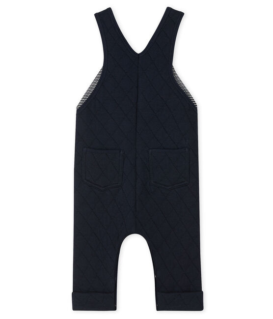 Baby Boys' Quilted Tube-Knit Dungarees SMOKING blue