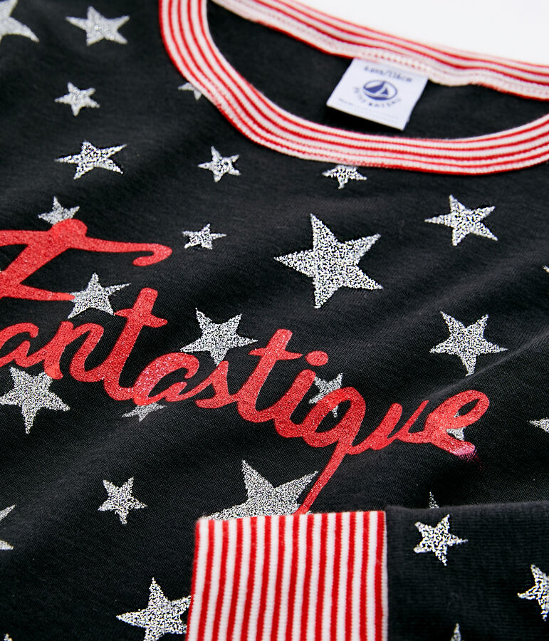 Boys' Ribbed Pyjamas CAPECOD grey/ARGENT grey