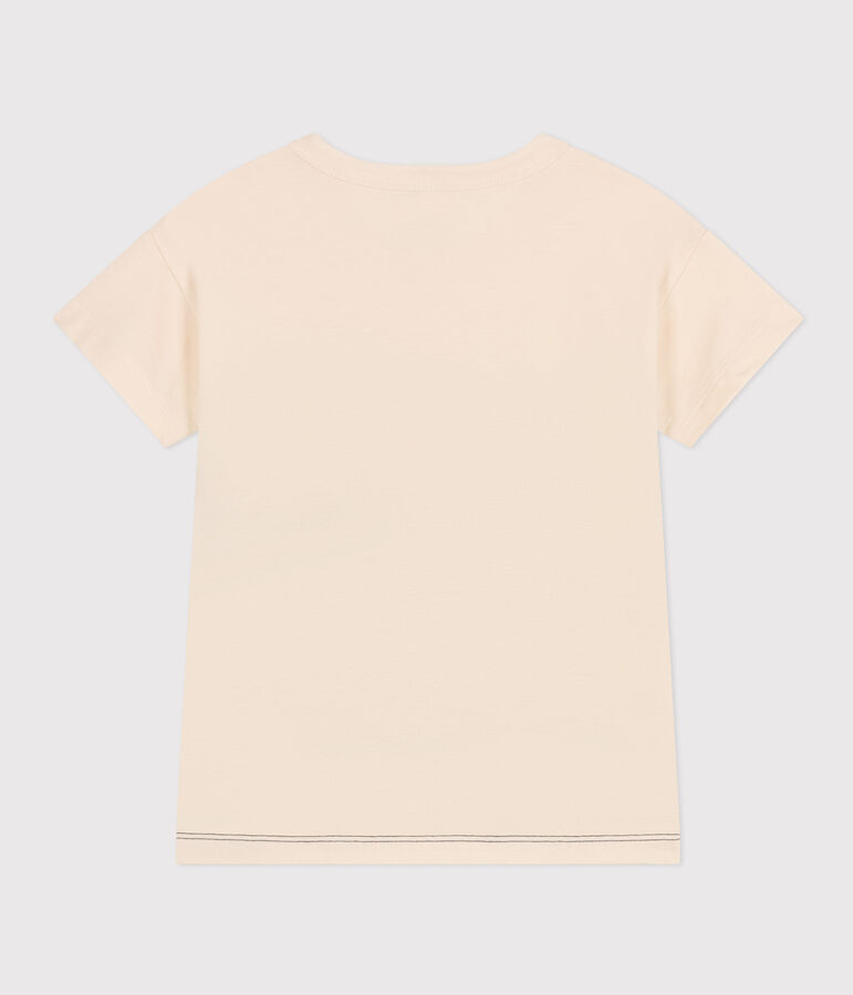 Boys' Jersey T-shirt Ecru/multicolor