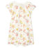 Print playsuit for baby girls MARSHMALLOW white/MULTICO white