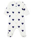 Baby girls-boys' ribbed sleepsuit