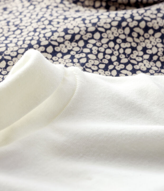 Pack of 2 long-sleeved bodysuits for baby girls multicolor