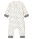 Babies' starry sleepsuit in cotton
