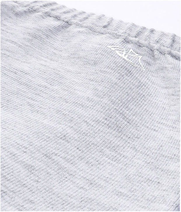 Girls' plain stretch cotton leggings Poussiere grey