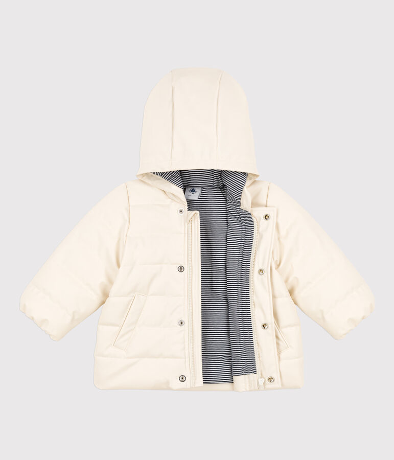 Babies' Recycled Parka Ecru