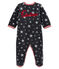 Baby Boys' Velour Sleepsuit CAPECOD grey/ARGENT grey