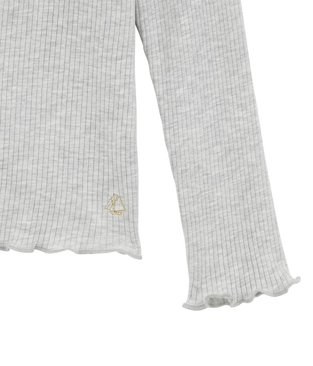 Long sleeved polo neck T-shirt BELUGA CHINE