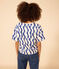 Women's Boxy Patterned Cotton T-Shirt AVALANCHE white/MULTICO