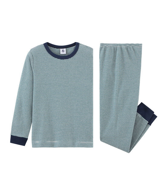 Boys' Pyjamas PINEDE green/MARSHMALLOW white
