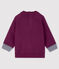 Baby boy's print sweatshirt CEPAGE purple