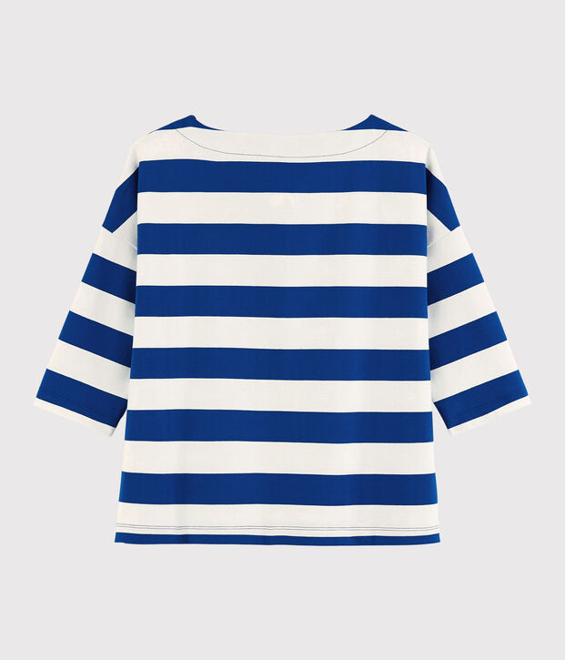 Women's Breton Top blue/white