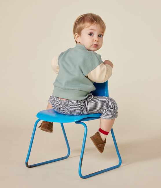 Babies' varsity-style fleece jacket PAUL /AVALANCHE
