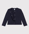 Cardigan en tubique matelassé enfant fille SMOKING blue