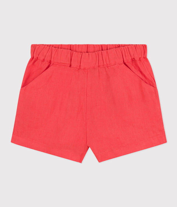 Babies' Linen Shorts orange
