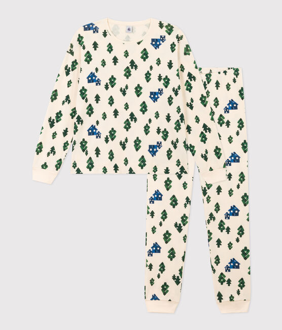 Women's Chalet Cotton Pyjamas AVALANCHE white/MULTICO