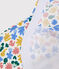 Girls' Flowery Print Cap MARSHMALLOW white/MULTICO white