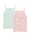 Little girl's strap vest duo variante 1