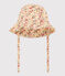 Babies' Floral Floppy Sun Hat AVALANCHE white/MULTICO