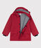 CHILDREN'S UNISEX ICONIC RECYCLED RAINCOAT CORRIDA red