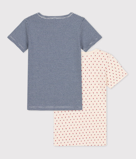 Girls' Short-sleeved Cotton T-Shirt - 2-Pack variante 1