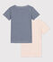 Girls' Short-sleeved Cotton T-Shirt - 2-Pack variante 1